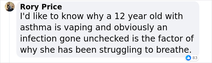 "It Was A Nightmare Come True": 12-Year-Old In Coma After Vaping Made Her Lungs "Too Weak" "It Was A Nightmare Come True": 12-Year-Old In Coma After Vaping Made Her Lungs "Too Weak"