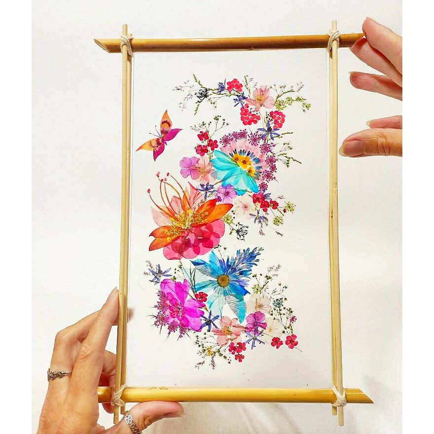 I Make Pressed Flower Frames