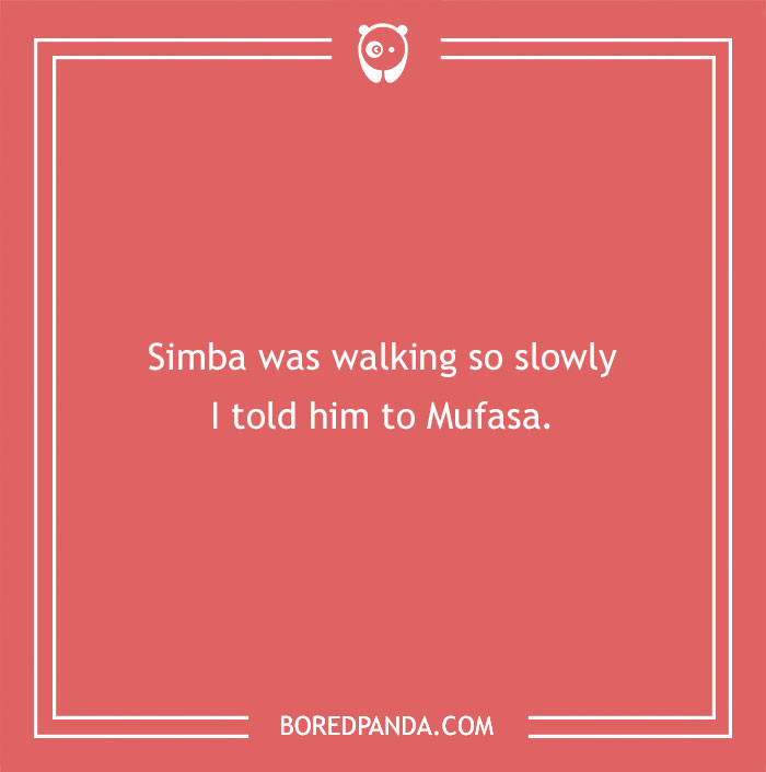 Play with words joke