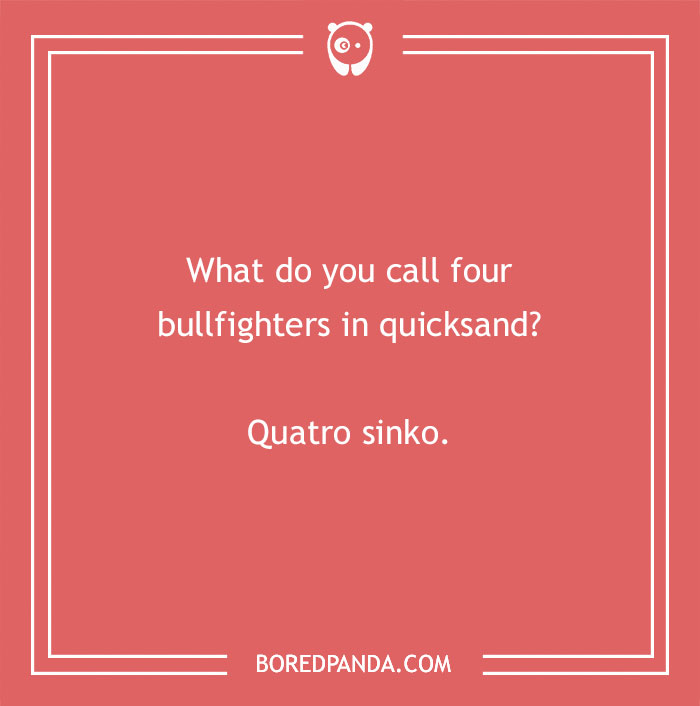 Play with words joke