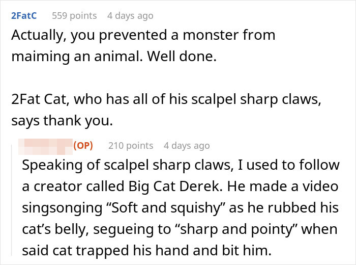 “I Thwarted This Attempt”: Woman Calls Shelter To Stop Ex-Friend From Adopting Kitten “I Thwarted This Attempt”: Woman Calls Shelter To Stop Ex-Friend From Adopting Kitten