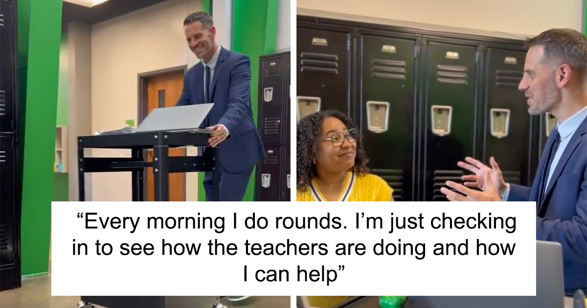 Principal’s Mobile Office Sparks Controversy On Whether This Is Madness Or The Future Of Education | Bored Panda 