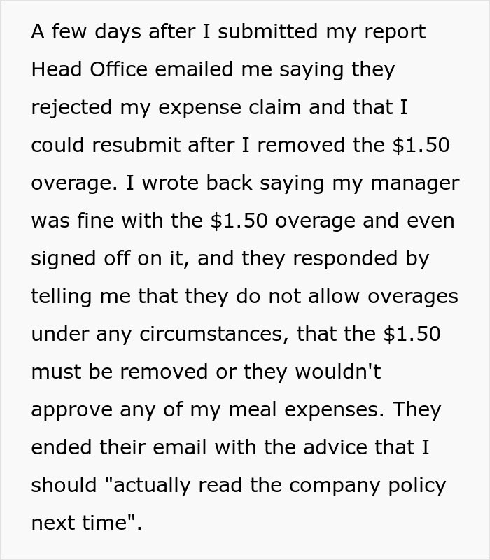 Employee Told To &ldquo;Actually Read The Company Policy&rdquo; Maliciously Complies, Gets Extra $300