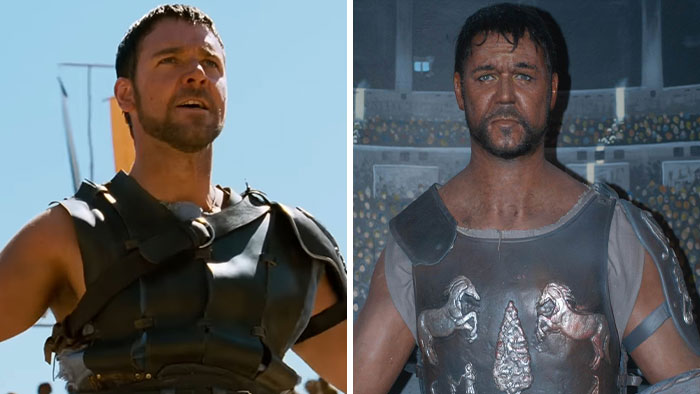 Russel Crowe In "Gladiator"