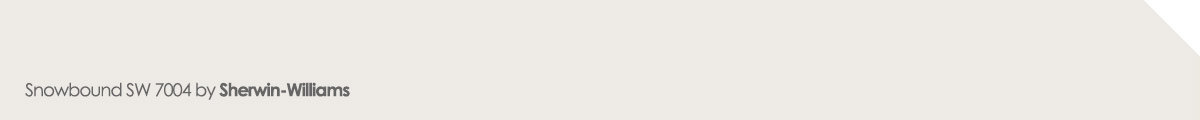 Sherwin-Williams paint colors Snowbound SW 7004 shown as a soft off-white shade for popular 2024 options beyond gray.