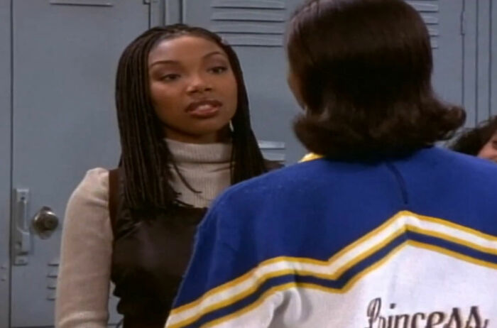 Brandy talking in Moesha 
