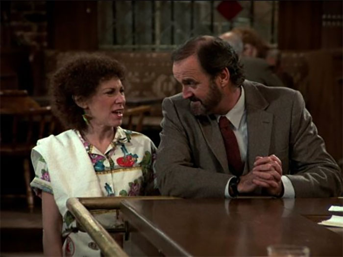 John Cleese talking in Cheers