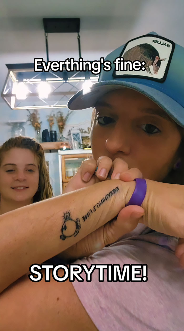 Tattoo blunder showcases a misspelled text on arm, prompting viral TikTok reaction.