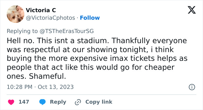 "Failed Parenting On Grand Display": Swifties&rsquo; Behavior At The Eras Tour Screenings Leaves Fans Annoyed