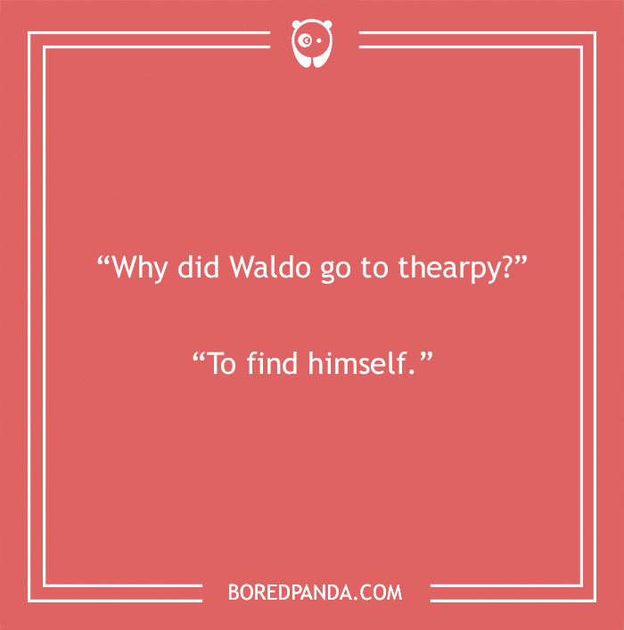 Joke on therapy