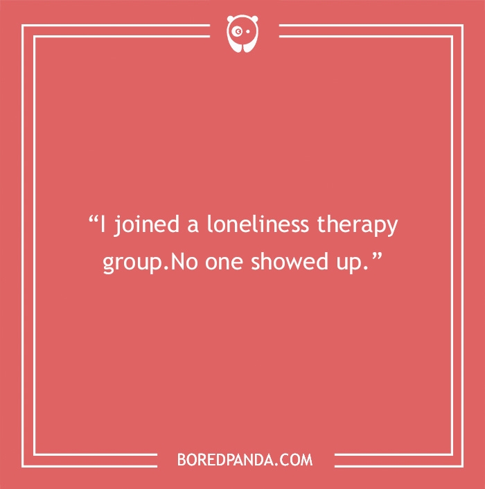 Joke on therapy