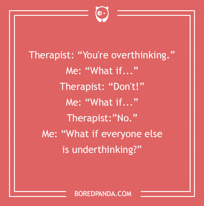 Joke on therapy