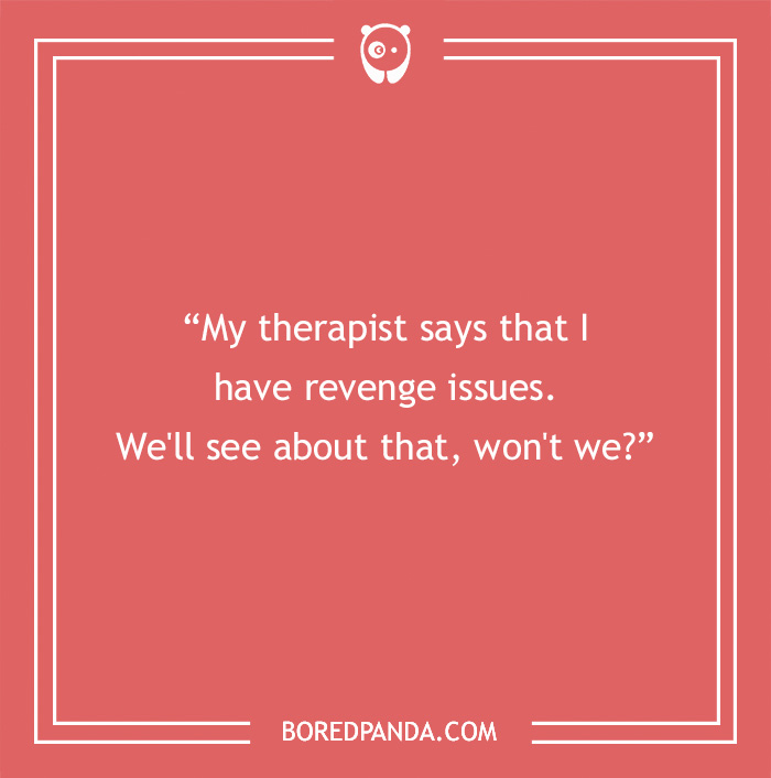 Joke on therapy