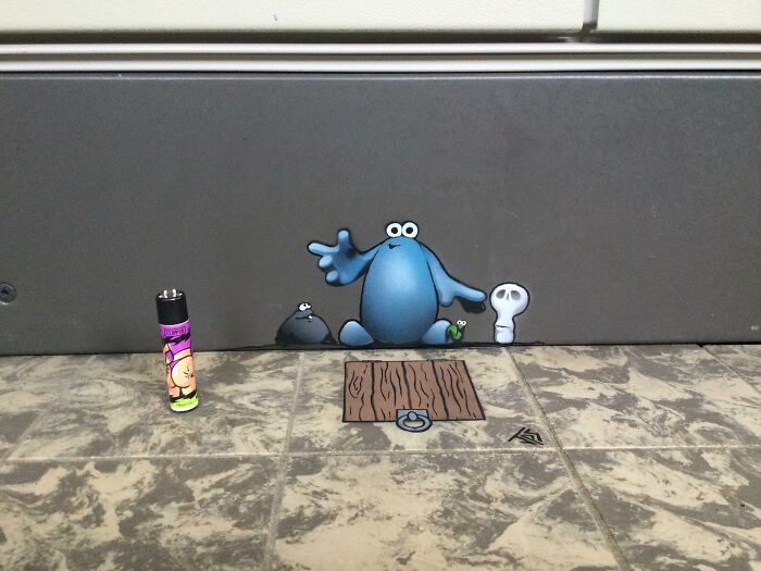 Artist Jps Creates Tiny Artworks With A Spraycan