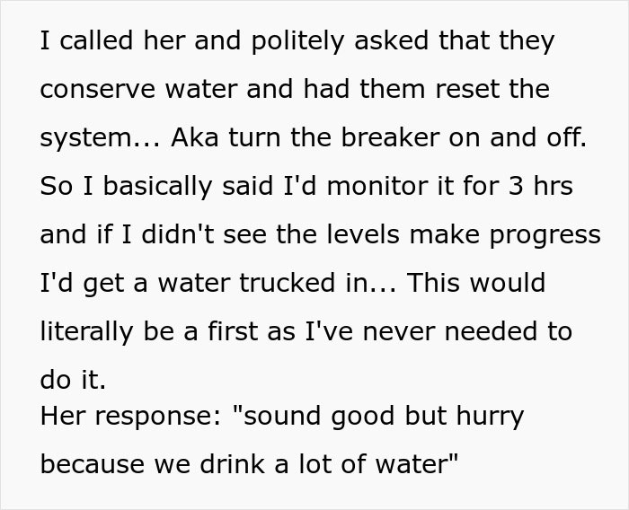 5-Person Family Goes Through 700 Gallons Of Water In 2 Days, Airbnb Owner Goes To Investigate