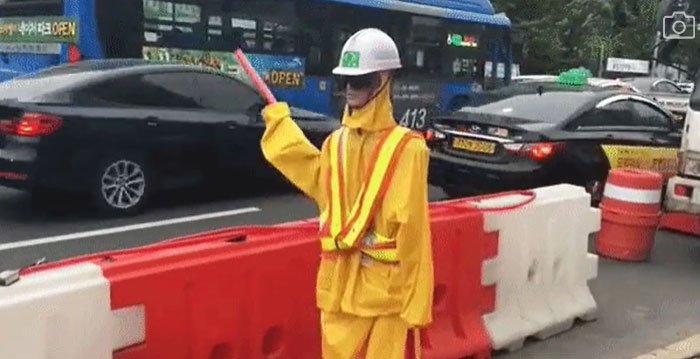 Korean Traffic Robot