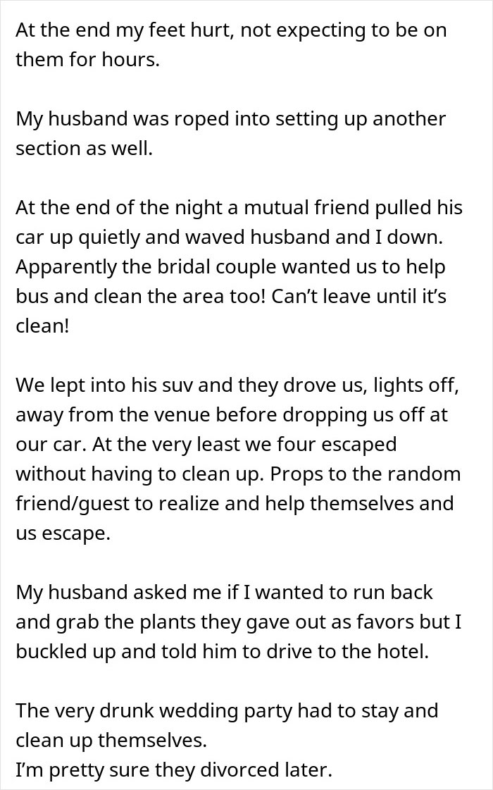 &ldquo;Oh Sorry, I Forgot To Mention&rdquo;: Guests Left Washing Dishes At Reception By Surprise