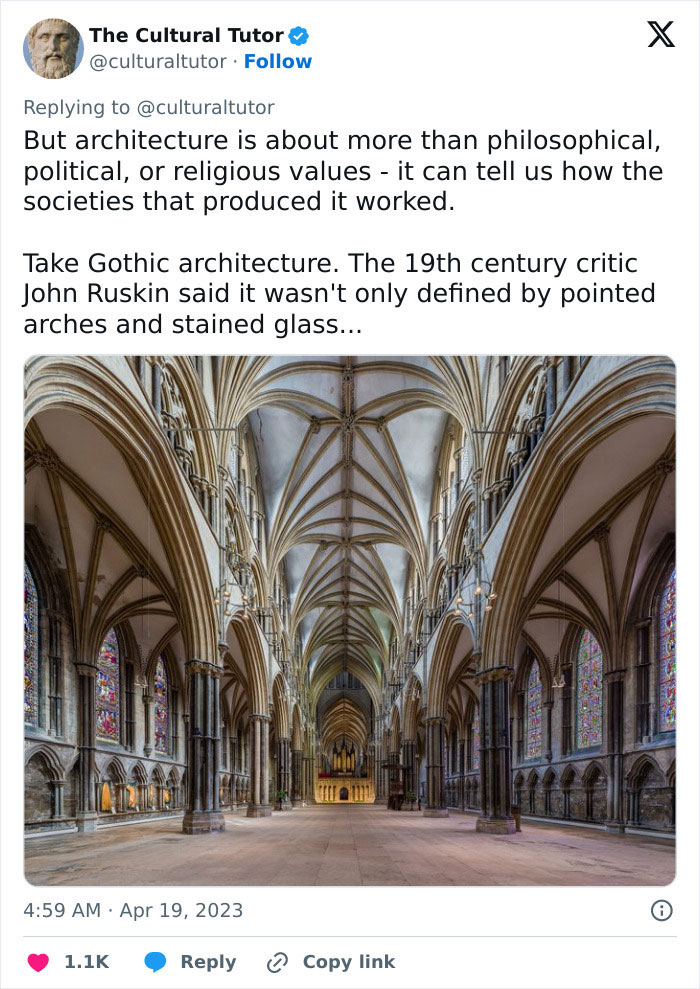 “Why Architecture Is Important”: X Account Explains The Significance Of Our Environments “Why Architecture Is Important”: X Account Explains The Significance Of Our Environments