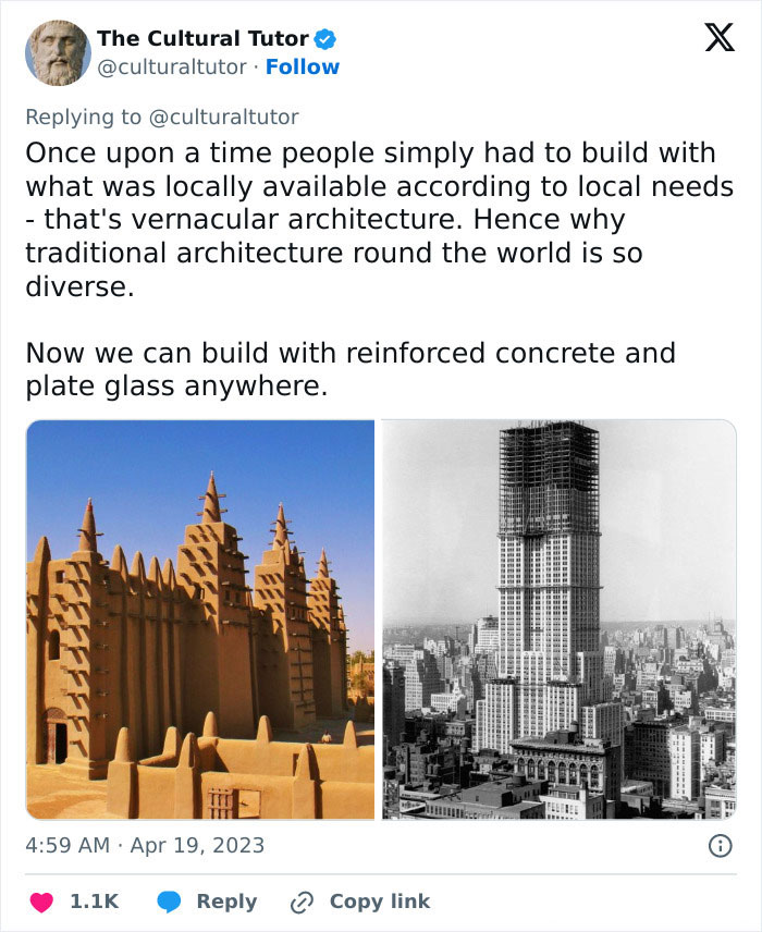 “Why Architecture Is Important”: X Account Explains The Significance Of Our Environments “Why Architecture Is Important”: X Account Explains The Significance Of Our Environments