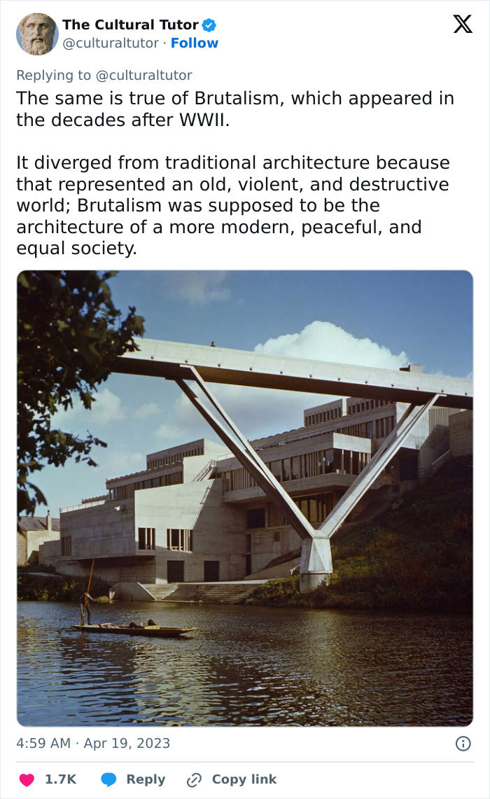 “Why Architecture Is Important”: X Account Explains The Significance Of Our Environments “Why Architecture Is Important”: X Account Explains The Significance Of Our Environments