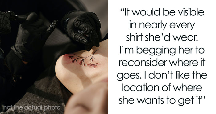 Hubby Can’t Stand Wife’s New Tattoo Size And Location, Provokes Heated Debate Among Netizens