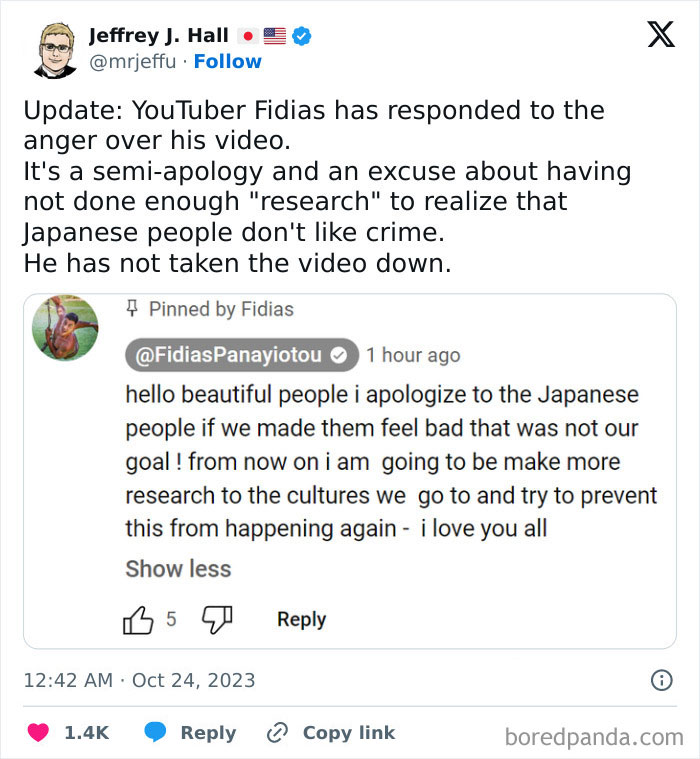 People Call For YouTuber&rsquo;s Arrest In Japan After &ldquo;Dodging Train Fares And Stealing Food&rdquo;