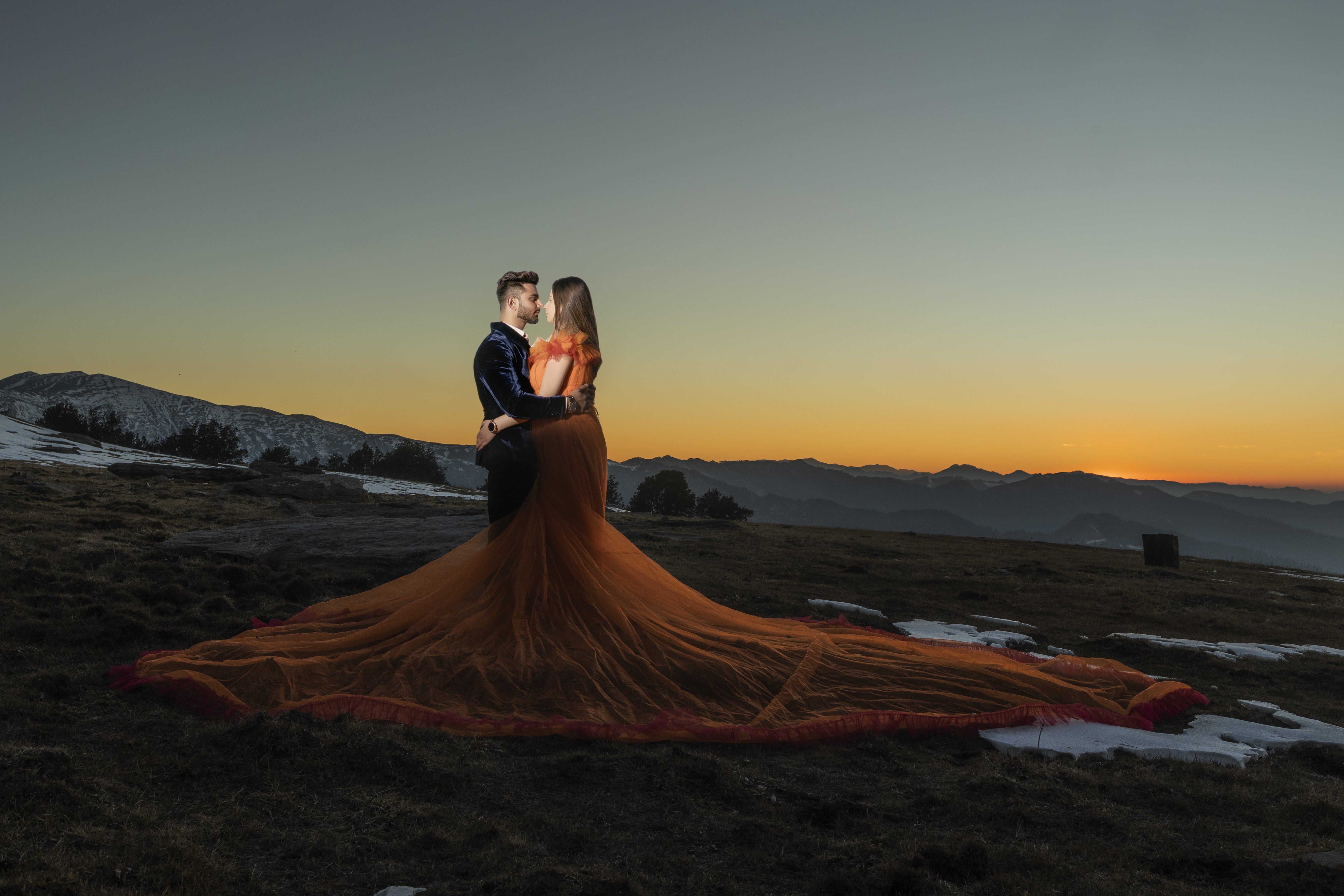 Winter Wonderland: Capturing Love In Pre-Wedding Shoots