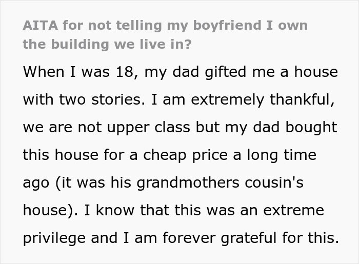 Guy Learns That His Girlfriend Is A Landlord, Demands Half Of Her Rental Income