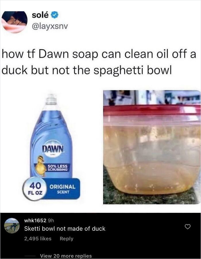 Sketti Bowl Not Made Of Duck