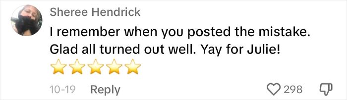 Faith In Humanity Restored As Woman Goes Extra Mile To Fix Her Accidental 1-Star Rating