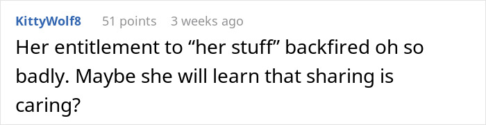 Woman Teaches Entitled Roommate How “Don’t Touch My Things And I Won’t Touch Yours” Really Works Woman Teaches Entitled Roommate How “Don’t Touch My Things And I Won’t Touch Yours” Really Works