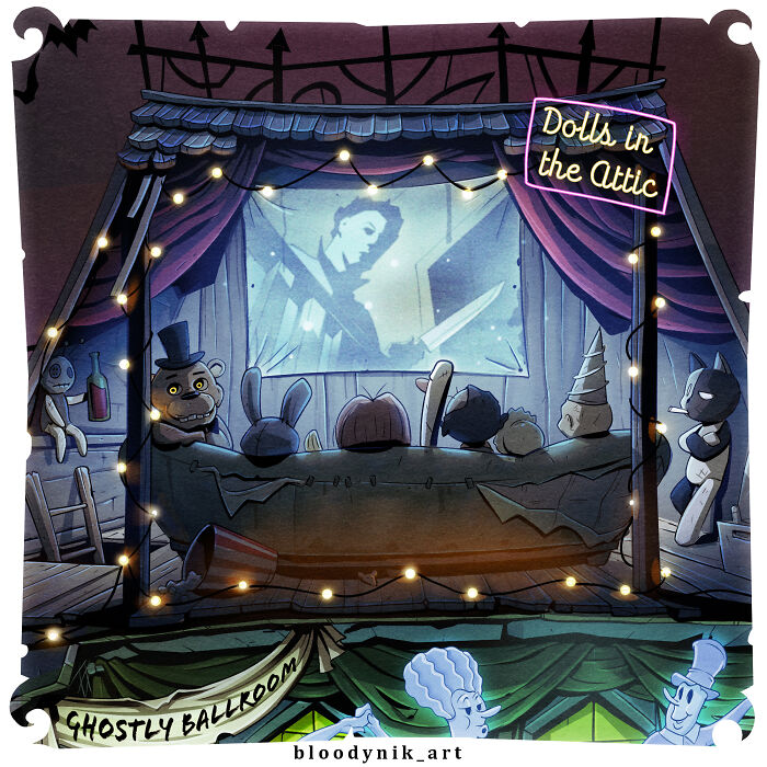 Almost Every Day Of October I Worked On One Big Illustration, Here's The Result (11 Pics) Almost Every Day Of October I Worked On One Big Illustration, Here's The Result (11 Pics)