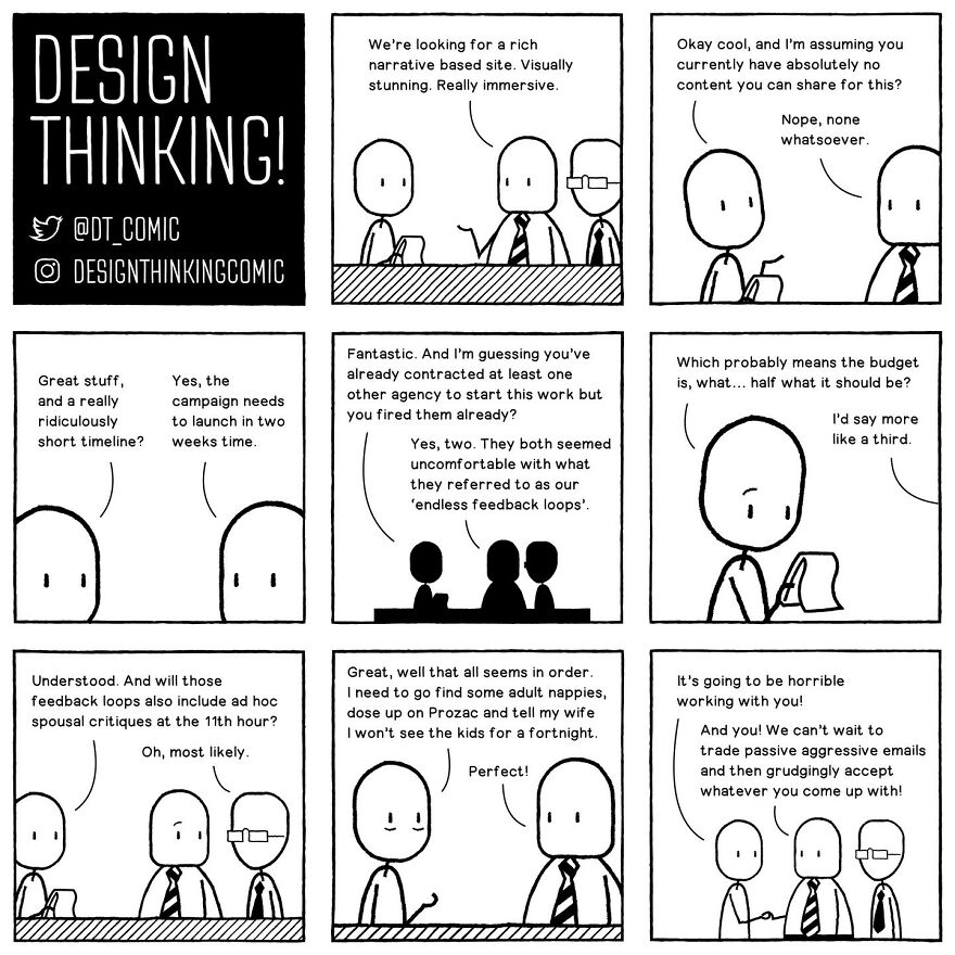 Design Thinking Comic