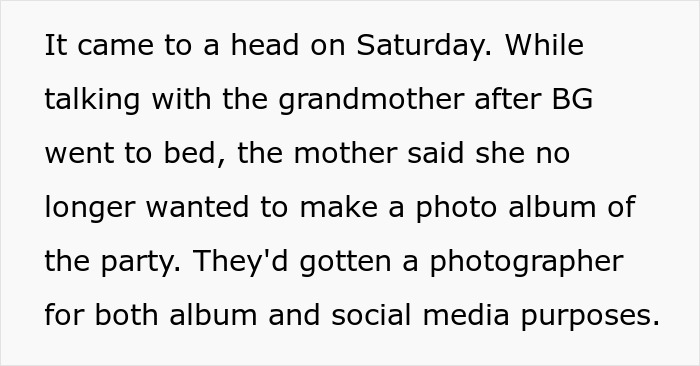 Woman refuses to change daughter&rsquo;s dress, causing conflict with entitled mom at a birthday party celebration.