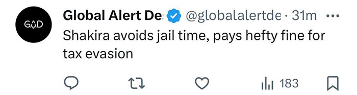 Shakira Reaches Deal Over Tax Evasion Case After Risking Eight-Year Sentence And $26 Million Fine