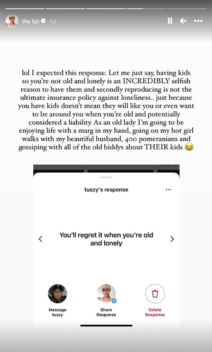 People Lose It At Australian Model&rsquo;s &ldquo;118 Reasons&rdquo; Why She Doesn&rsquo;t Want Kids