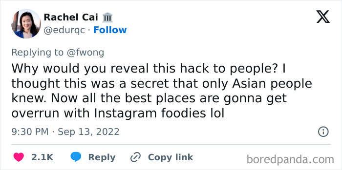 "The Chinese Restaurant 3.5 Rule": Guy Shares His Interesting Take On Ratings