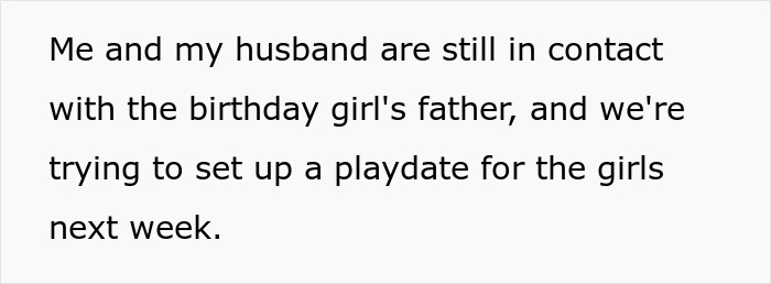 Text excerpt about a woman refusing to change her daughter&rsquo;s dress despite pressure from an entitled mom.