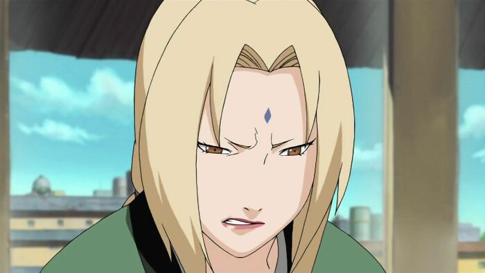 Tsunade angry and looking down  - 8