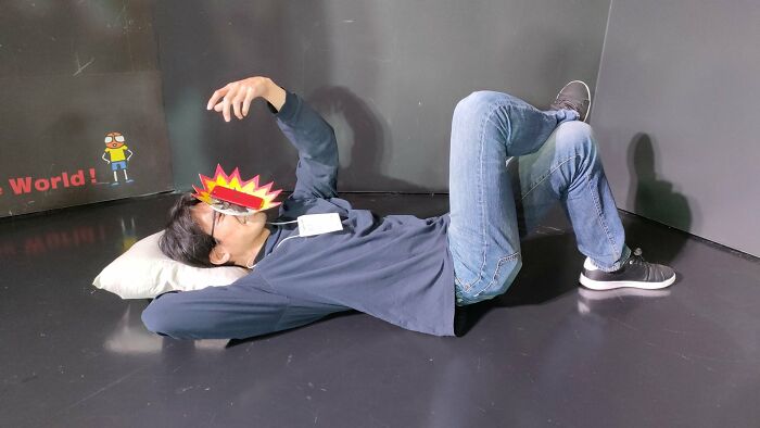 Person Who Dropped Their Smartphone On Their Face