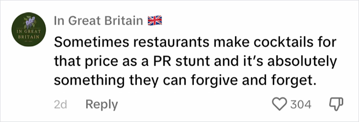 &ldquo;I Burst Into Tears&rdquo;: Woman Orders A Cocktail For Under &pound;20, Learns It&rsquo;s Actually &pound;1,890