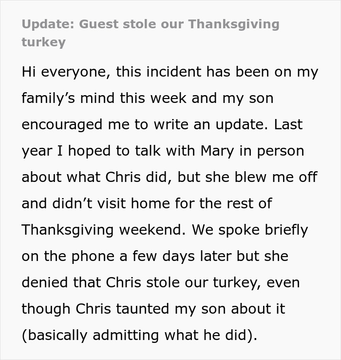 Guy Meets GF’s Parents For The First Time On Thanksgiving, Steals Their Turkey And Runs Off Guy Meets GF’s Parents For The First Time On Thanksgiving, Steals Their Turkey And Runs Off