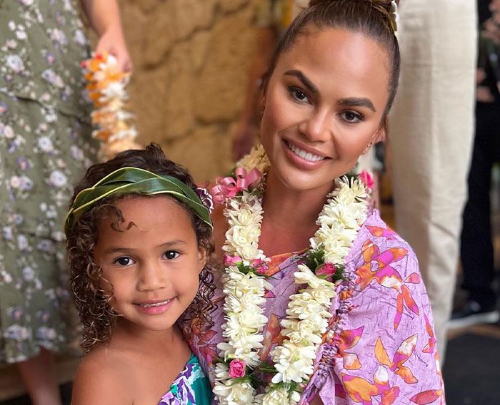 Chrissy Teigen And Luna Legend