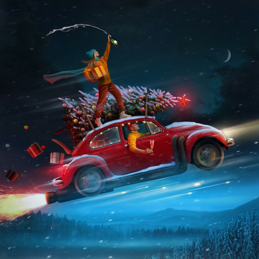 Artist Uses His Photoshop Skills To Create Surreal And Whimsical Edits (26 New Pics)