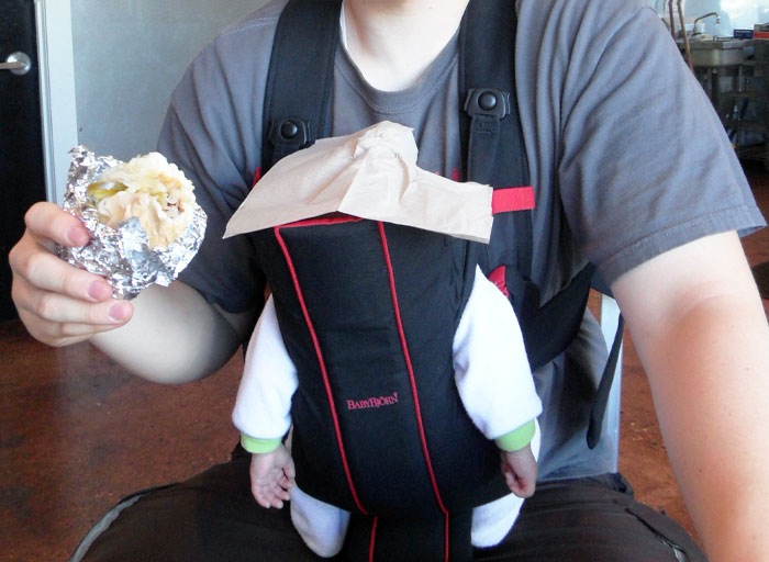 Week 1 Of Fatherhood (2011) - Eating Out