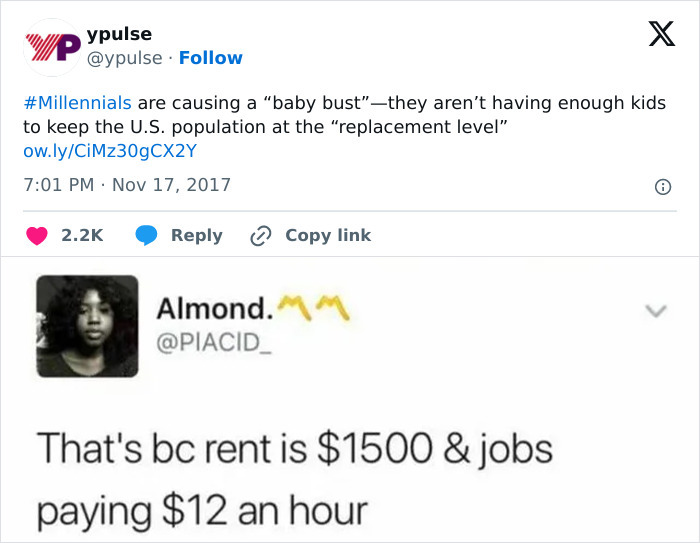 Millennials Are Causing A "Baby Bust" - What The Actual F**k?