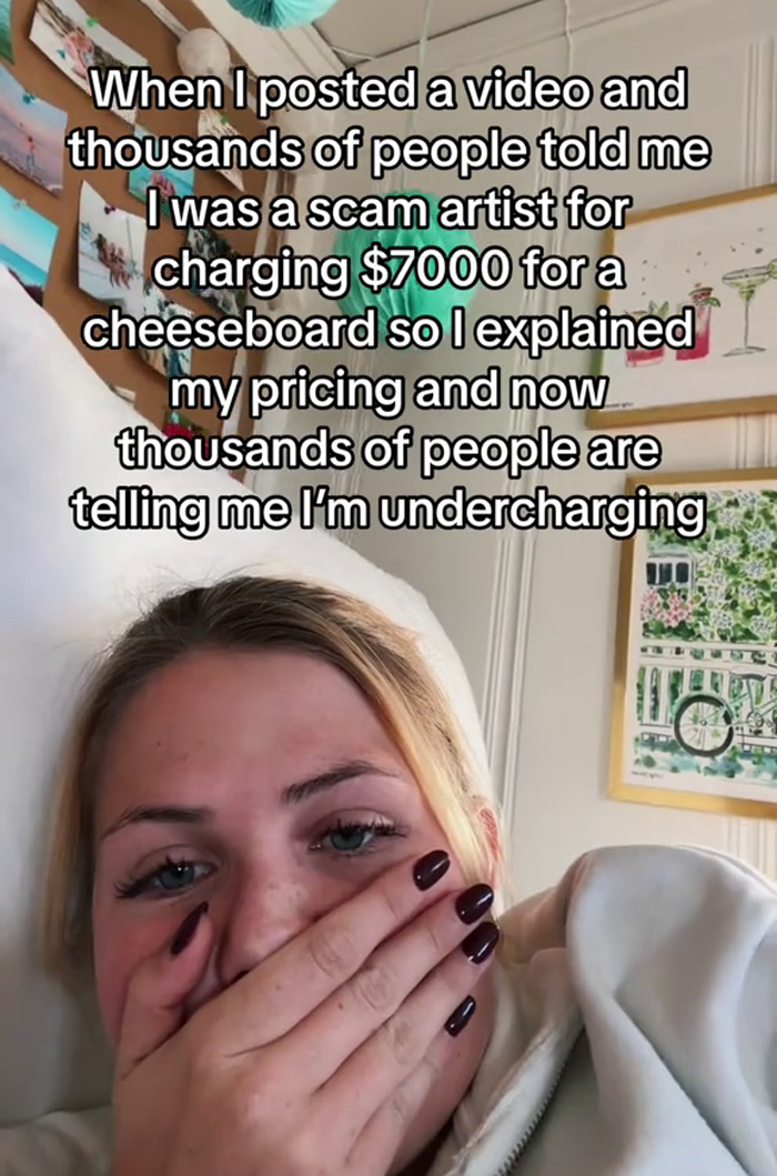 Woman Charges $7,000 For A Cheese Board, Gives The Cost Breakdown After People Freak Out