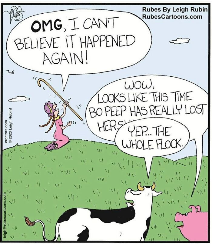 32 New Single-Panel Rubes Cartoons Feature Absurd Situations Will Make You Laugh