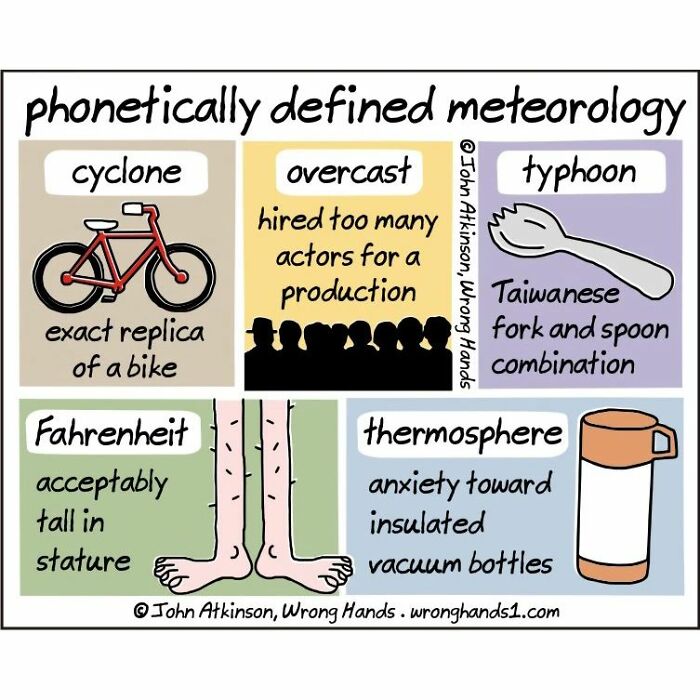 32 New Brainy And Hilarious Science, History And Pop-Culture Comics From “Wrong Hands” Artist John Atkinson