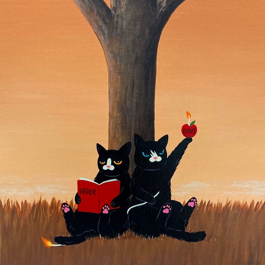 One Of Us Seeks ‘Order’, While The Other Chooses ‘Chaos’… But Together We’re Chaotically In Order